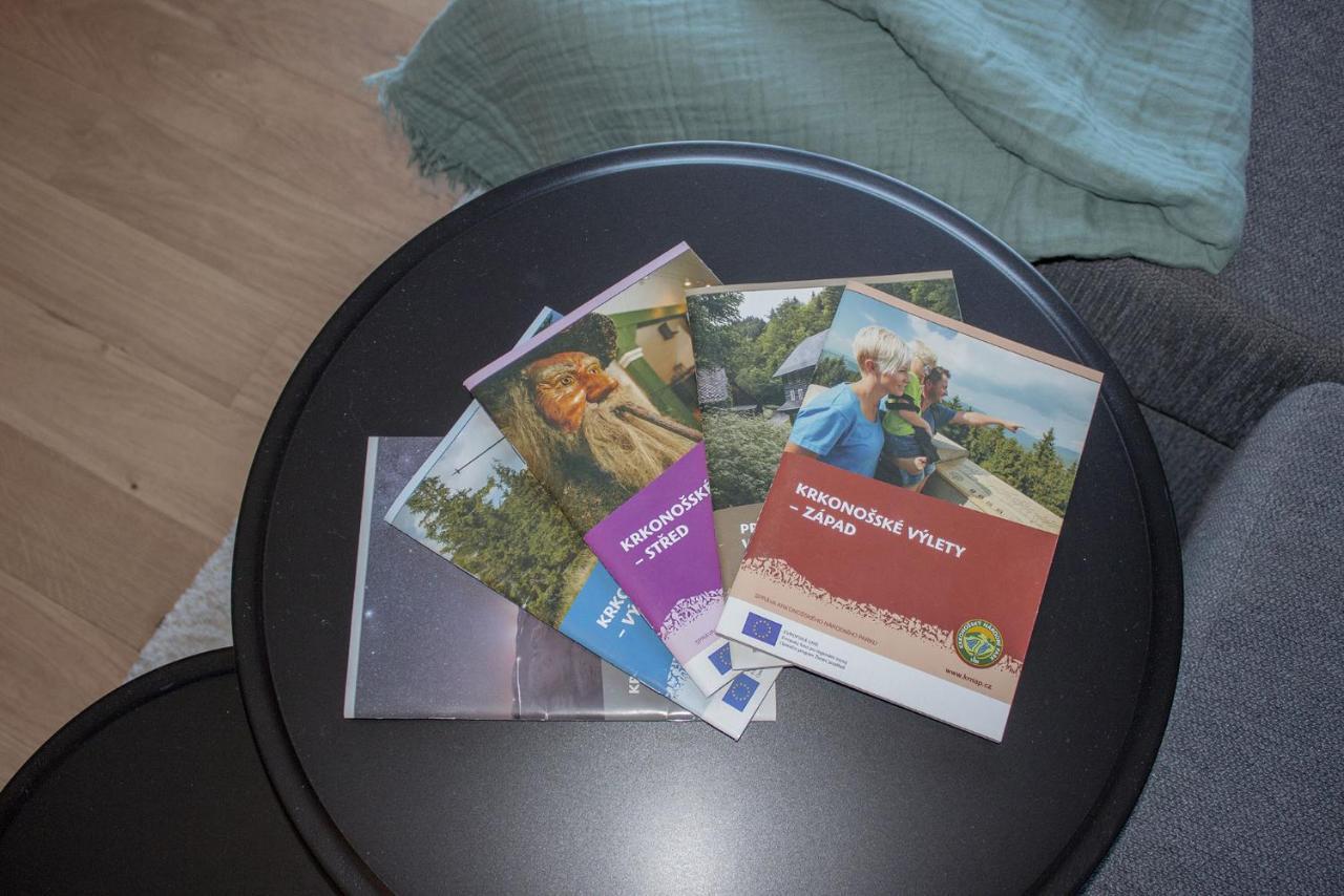 Enjoyharrachov - Atraktivni Slunny Klimatizovany Apartman 14 V Centru Harrachova Se Saunou, Parkovanim, Wifi-Wlan, Sat, Herni Konzoli, Pc S Win 10, Netflix Zdarma A Moznosti Dobijeni Auta S Jedinecnym Vyhledem Na Certovu Horu Se Skokanskymi Mustky Exteriör bild